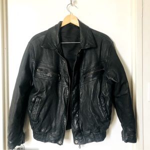 Leather Bomber